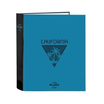 BlackFit8 Папка с пръстени BlackFit8 California Син Черен A4 27 x 33 x 6 cm