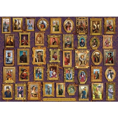 Gibsons - Puzzle Monarchs of England - 1 000 piese