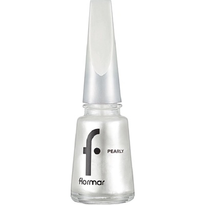 Flormar Лак за нокти Pearly Nail Enamel, 201 Luxury White, 11 ml