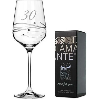 Diamante výroční sklenice na víno 30 450 ml