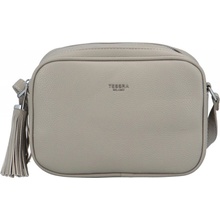 Malá koženková crossbody Tess šedá