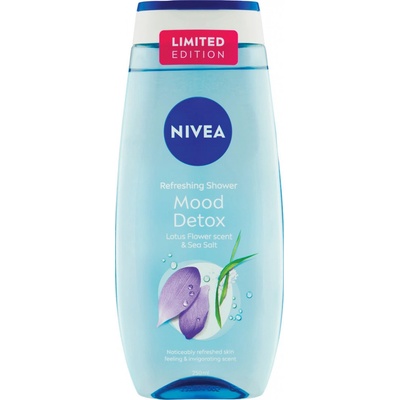 Nivea sprchový gél Mood Detox Lotus Flower scent & Sea Salt 250 ml
