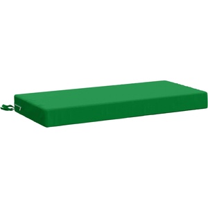 vidaXL Възглавница за пейка SOEST 100% полиестер Зелено 60 x 40 x 8 см (949526)