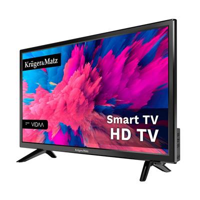 Kruger&Matz KM0224-V Smart TV 24" HD DVB-S2/S/T2/T/C H.265 HEVC