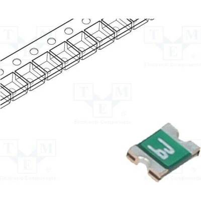 BEL FUSE 0ZCK0035FF2G Pojistka: polymerová PTC; 0,35A; Imax: 100A; SMD; 0ZCK; 0805