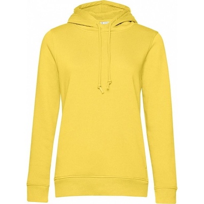 B&C dámská mikina s kapucňou Organic women žltá