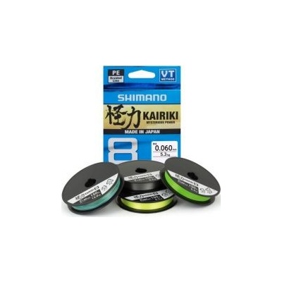 Shimano Šnúra Kairiki 8 Zelená 150m 0,13mm 8,2kg
