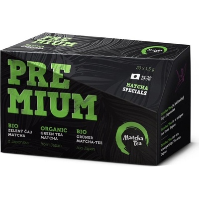 Matcha Tea Čajová kvetina Premium BIO zelený čaj 20 x 1,5 g