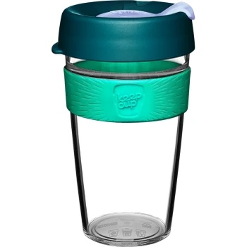 KeepCup Clear - 454, Green Eventide (CCEVEN16)