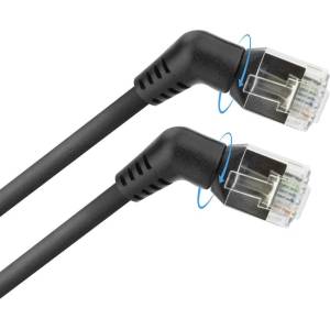 ACT cat6a u-ftp пач кабел 10 м черен dd1910 (dd1910)