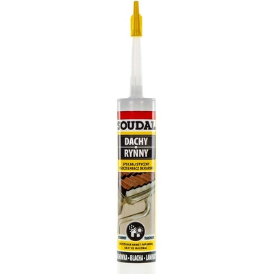 Soudal Strešný silikónový 300 ml transparentná