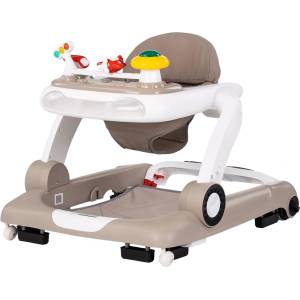 Chipolino Детска проходилка 4 в 1 Chipolino - Little Explorer, бежовa (PRLE02503BE) - ozone Проходилка