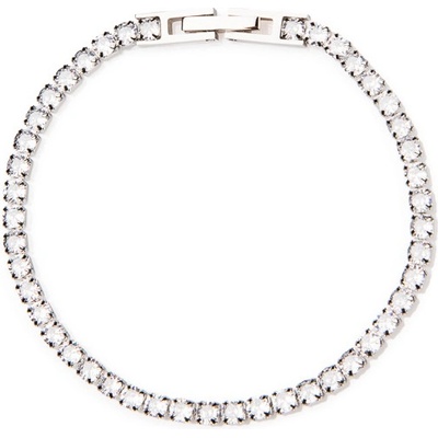 Franco Bene Náramek s malými kamínky stříbrný 2280 – Zboží Mobilmania