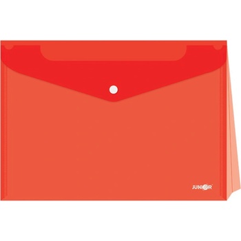 Папка джоб с копче Junior А4 с разш Опушено черв (1303548-40-31106R-US-230H)