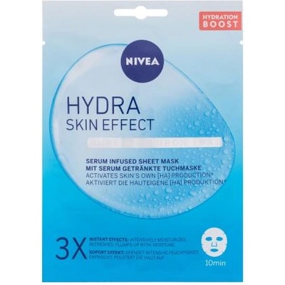 Nivea Hydra Skin Effect Serum Infused Sheet Mask хидратираща текстилна маска за жени