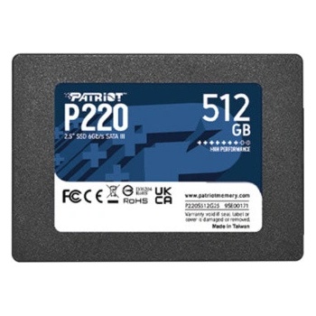 Patriot P220 512GB, P220S512G25
