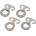 Outwell Аксесоар за палатка Outwell Accessory Hooks 4-Pack Mounting hook - Silver Grey - размер 5, 8 x 4, 2 cm (525-0721-0111)