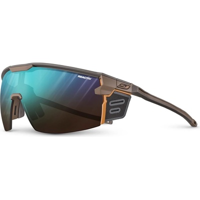 Julbo Алпийски очила Julbo Ultimate Cover Reactiv S2-4 Glacier glasses - Brown / Orange / Brown / Blue Flash (205-7294-0111)