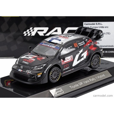 Bburago Toyota Yaris Gr Rally1 Hybrid Team Toyota Gazoo Racing Wrt night Version N 69 Rally alle Rovanpera Jonne Halttunen Black 1:43