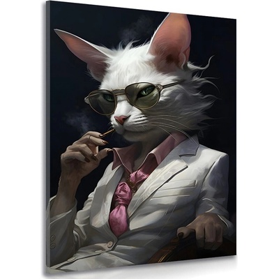 Obraz zvířecí gangster kočka - 80x120