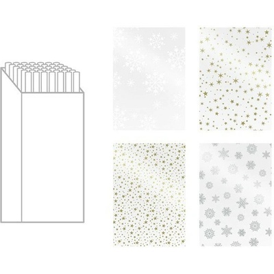 MFP celofán rolka, šírka 70cm, návin 5m, transparentný, vianočný, rôzne motívy