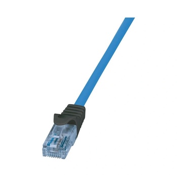 LogiLink Patchkabel CAT6A U/UTP Premium blau 50.00m 10G/PoE (CPP050) (CPP050)