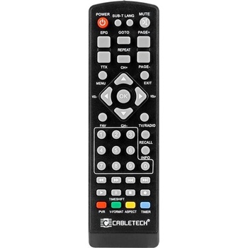 Diaľkový ovládač Cabletech URZ0336/URZ0336A DVB-T