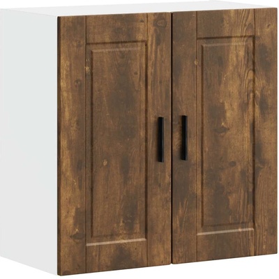 vidaXL Кухненски стенен шкаф Porto, опушен дъб, инженерно дърво (854062)