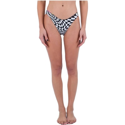 Hurley Nascar Reversible Cheeky bikini bottom - Black (Bkwh)