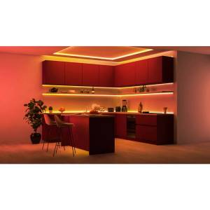 Philips Смарт LED RGBW димируема лента WiZ Smart LED Strip Type-C, 10 м (5+5), 12W, 3200 lm, IP65, 16 млн. цвята (929004140001)