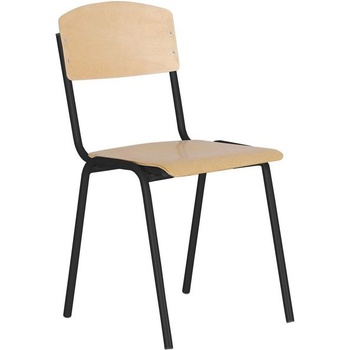 Ученически стол Tina Black Бук E-263 за училищна столова