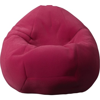 Image 1 of PUFRELAX Пуф, круша, 520л. , Nirvana Gigant - Raspberry, Перящ се калъф, Пълнеж от полистиролни перли, Гама Plush Honey (PUF-G-NGG-PH-RA)