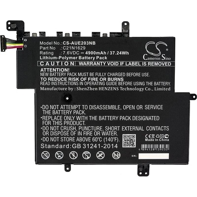 Cameron Sino Батерия за лаптоп ASUS E203 VivoBook E12 C21N1629 CS-AUE203NB 7, 6V 4900mAh CAMERON SINO (3177)