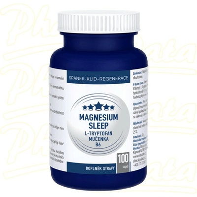 CLINICAL Magnesium sleep l-tryptofan + mučenka + vitamin B6 100 kapslí