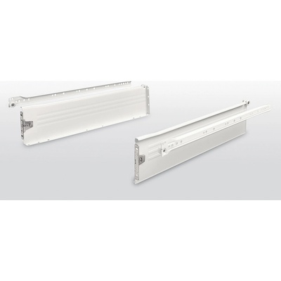 FGV zásuvka kolieskový výsuv s bočnicou H117/450 mm/25 kg biela