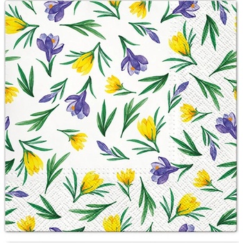 TaT servítky Spring Crocuses 33x33cm