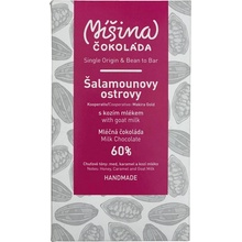 Míšina čokoláda 60% mléčná kozí mléko Šalamounovy ostrovy 50 g