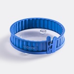 coox Силиконова форма за киш COOX със стъклена основа в син цвят - Ø18 х h4 см (COOX 1613-311)