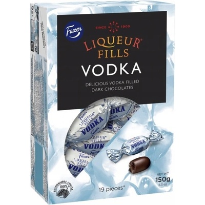 Fazer Čokoládové bonbóny s alkoholovou náplní 150 g