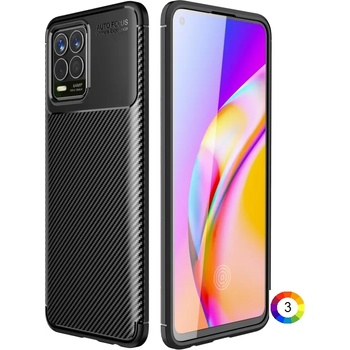 Image 1 of OPPO Realme 8 Удароустойчив Carbon Fiber Калъф и Протектор