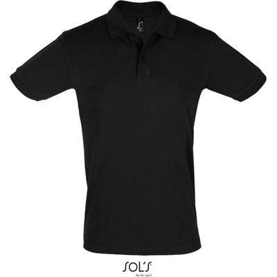 Sol´s Collection polokošile Perfect Men krátký rukáv pánská Cot-25113400200 černé