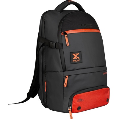 NOX Luxury Open Series Black/Red Backpack