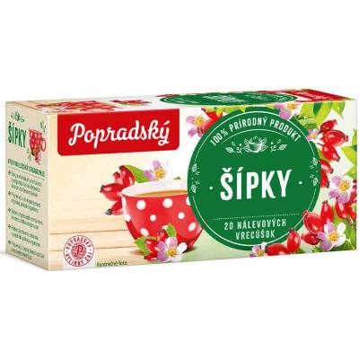 BOP Bylinný čaj Šípky 20 x 2 g