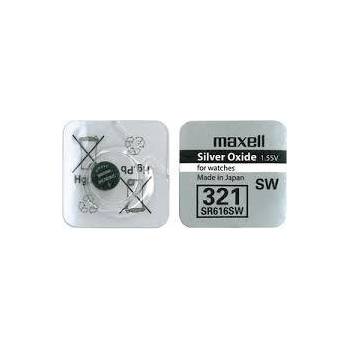 Maxell Бутонна батерия сребърна maxell sr616 sw /321/ 1.55v (ml-bs-sr616-sw)