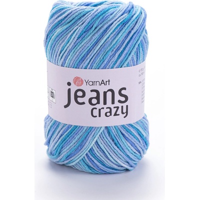 Yarn Art Jeans Crazy 8212 variace modré
