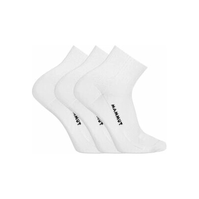 Mammut EVERYDAY QUARTER SOCKS 3 PACK Biela