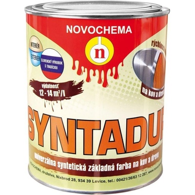S 2000 SYNTADUR základná syntetická farba 840 Červenohnedá 0,9L