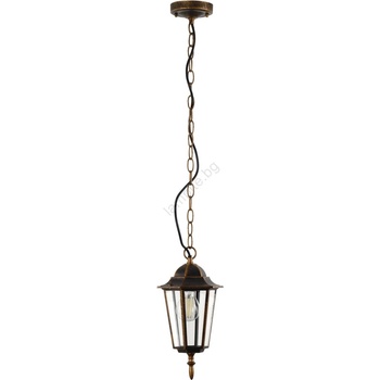 TK Lighting Екстериорен пендел ARRAIA 1xE27/15W/230V IP44 бронзова патина (TK10968)