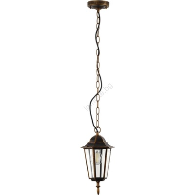 TK Lighting Екстериорен пендел ARRAIA 1xE27/15W/230V IP44 бронзова патина (TK10968)