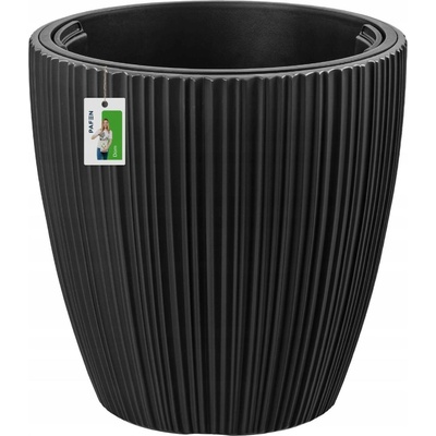 Prosperplast Květináč plast šedý 30 x 30 x 30 cm
